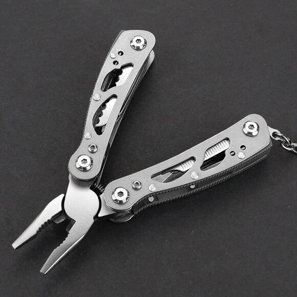 Multi-Purpose Knife Pliers Stainless Steel Folding Tool with Carbon Steel(1 set) - Picture 6 of 12